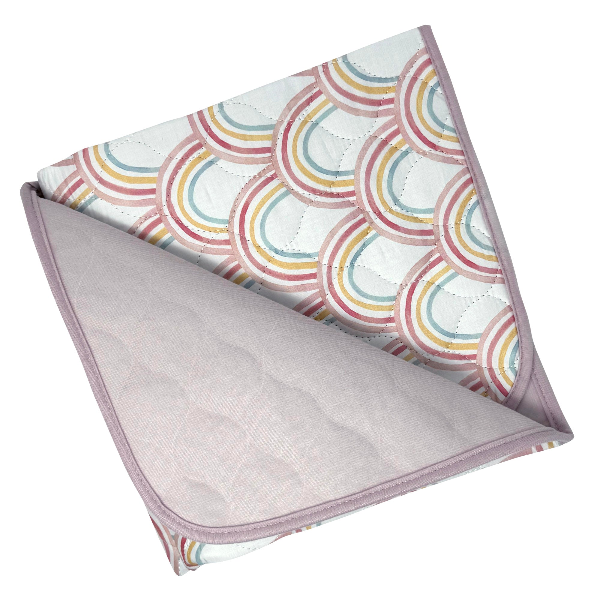 Organic Bamboo Incontinence Pads for Kids - Rainbow