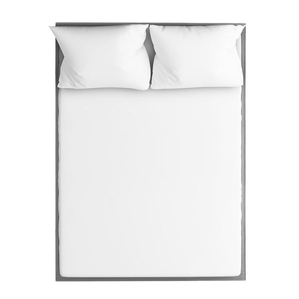 Organic Bamboo Kids Bed Sheet White Set