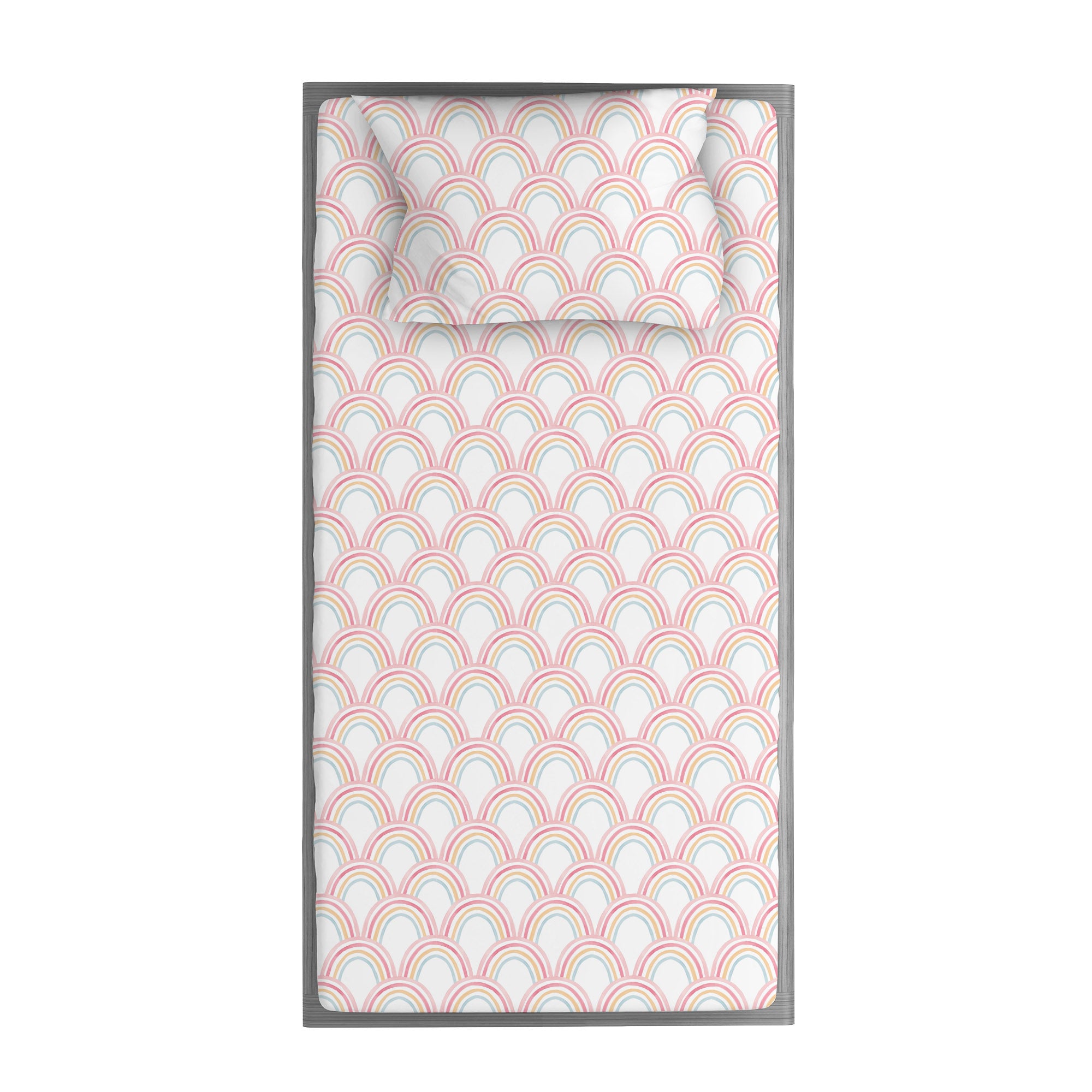 Organic Bamboo Kids Bed Sheet Rainbow Set