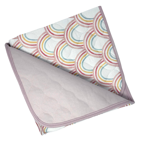 Organic Bamboo Incontinence Pads for Kids - Rainbow