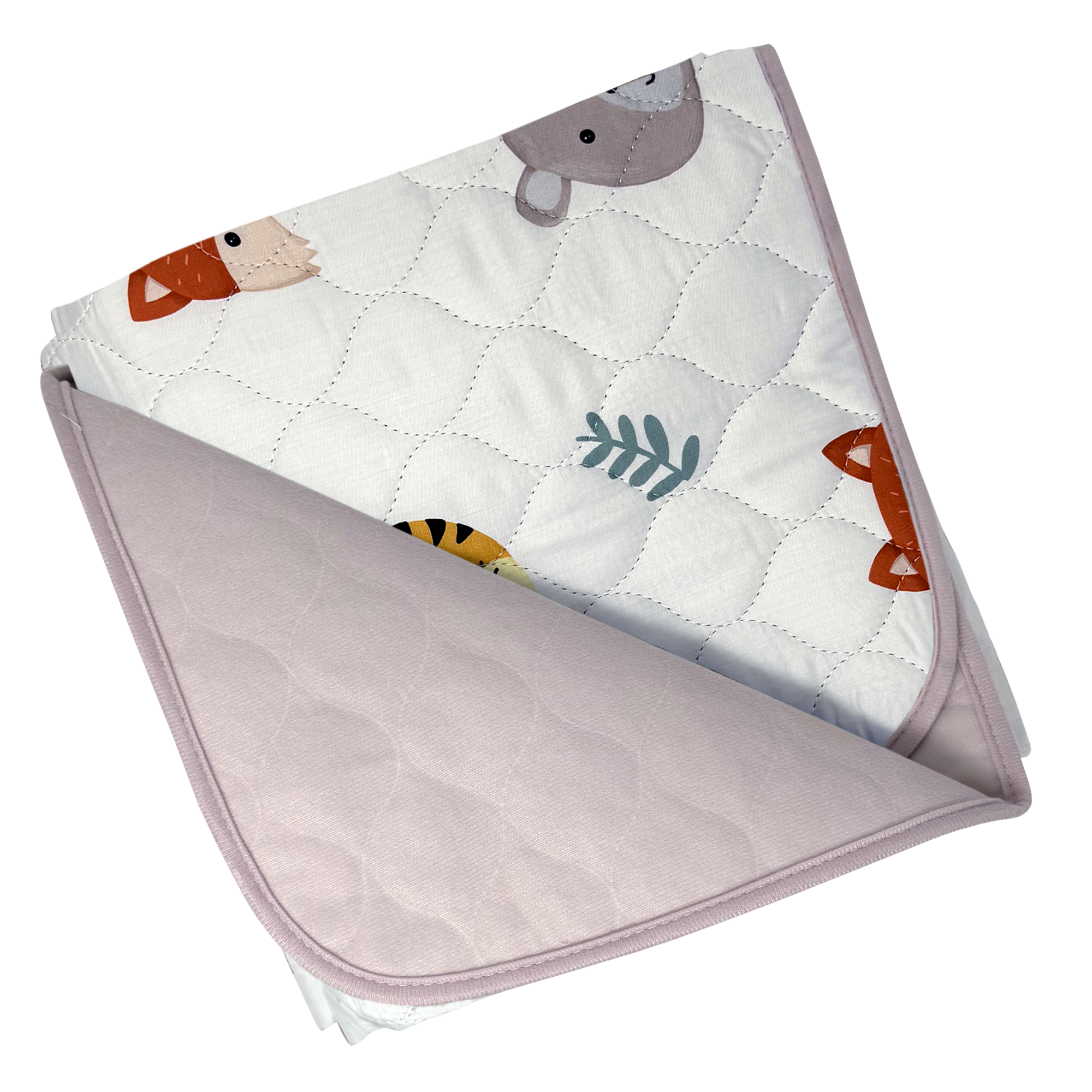 Organic Bamboo Incontinence Pads for Kids - Tiger Bear Fox