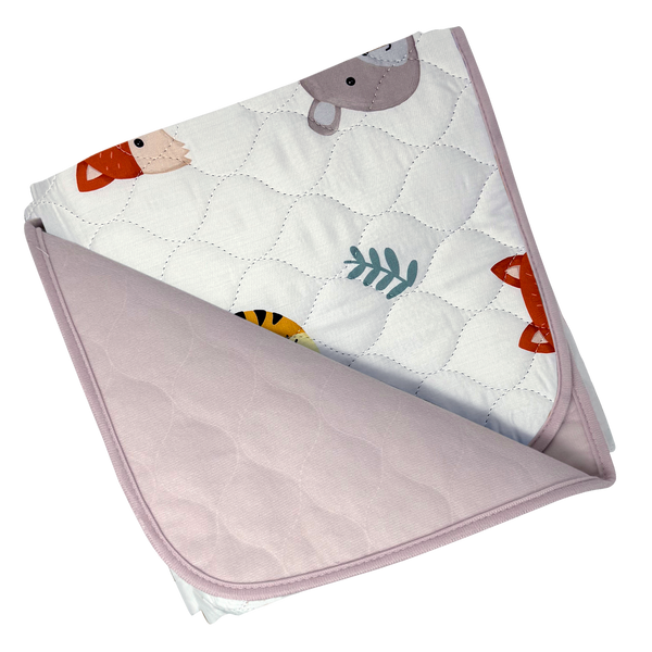 Organic Bamboo Incontinence Pads for Kids - Tiger Bear Fox