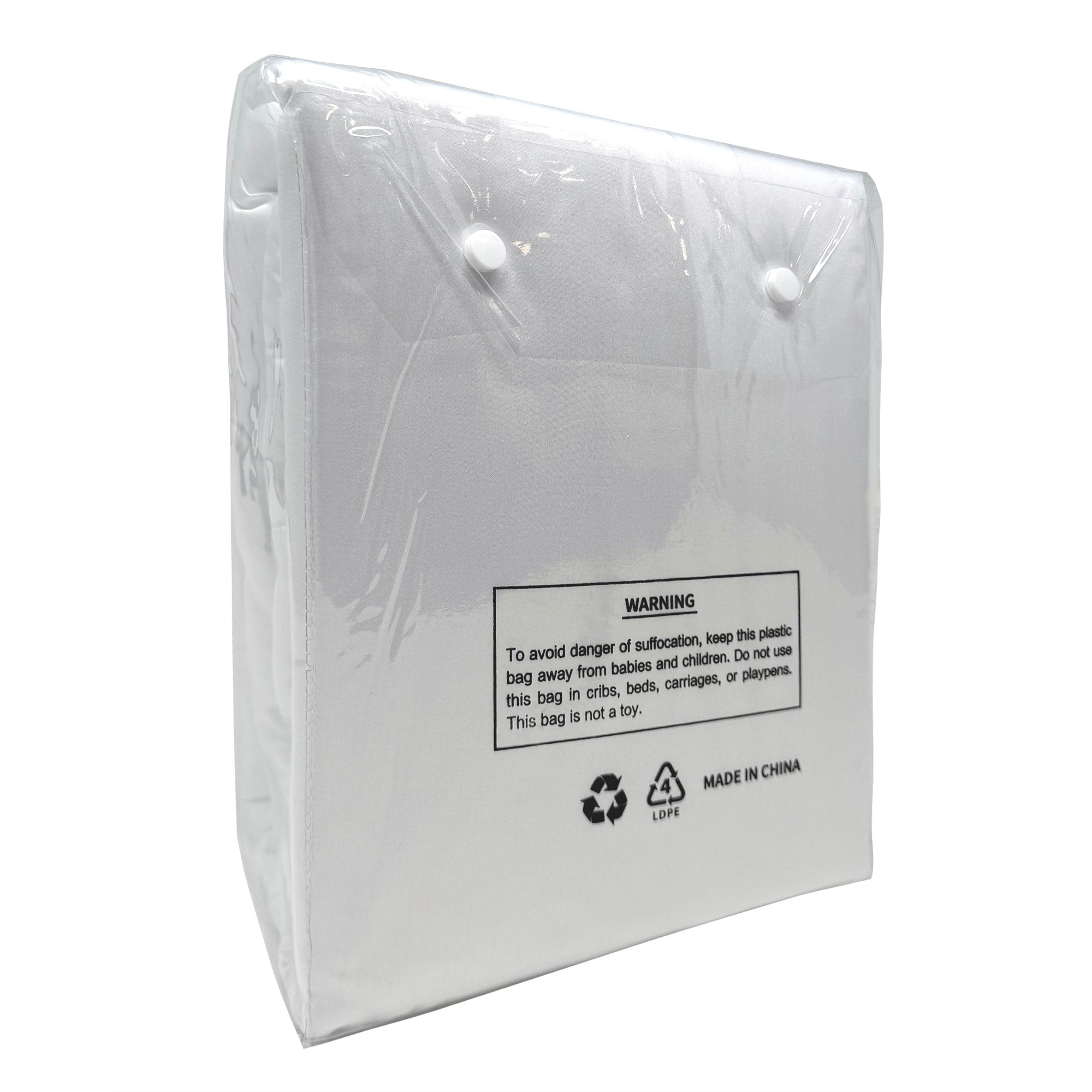 All-In- One Organic Crib Sheet & Mattress Protector for Baby Cribs - White